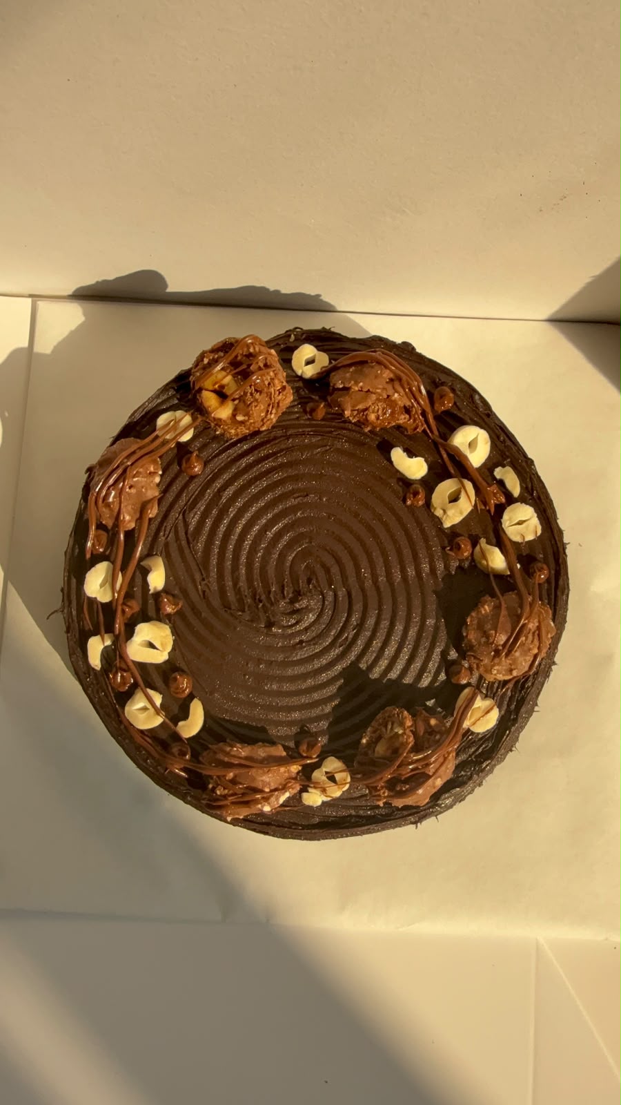 Hazelnut Nutella Cake